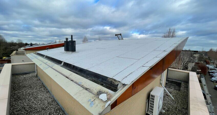 Witte dakbedekking Trudodak Cool roof